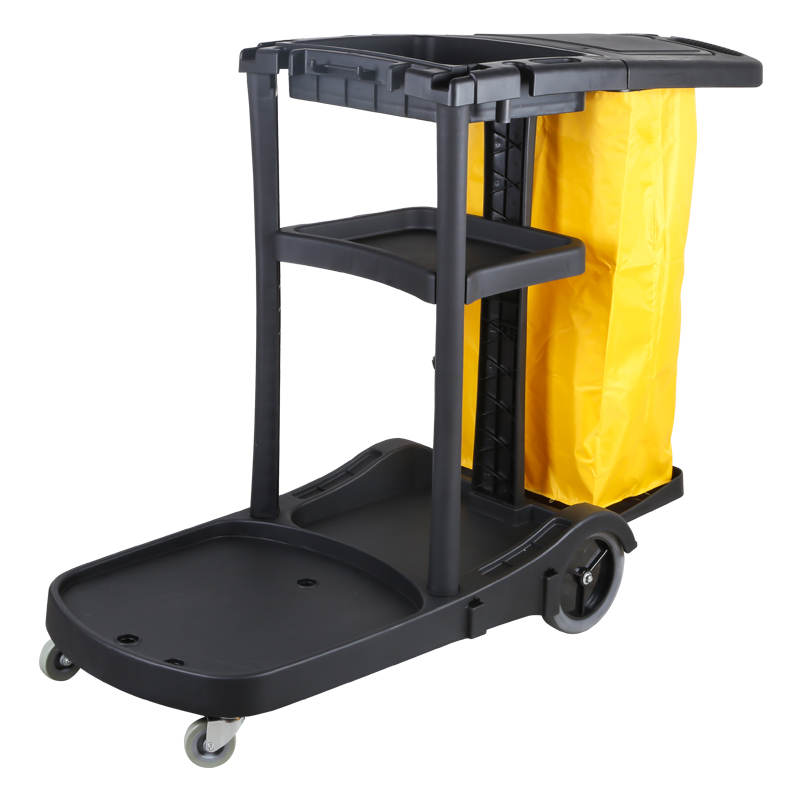 Multifunction Restaurant Hotel Cleaning Trolley Bar Cart Janitor Cart Service Laundry Cart