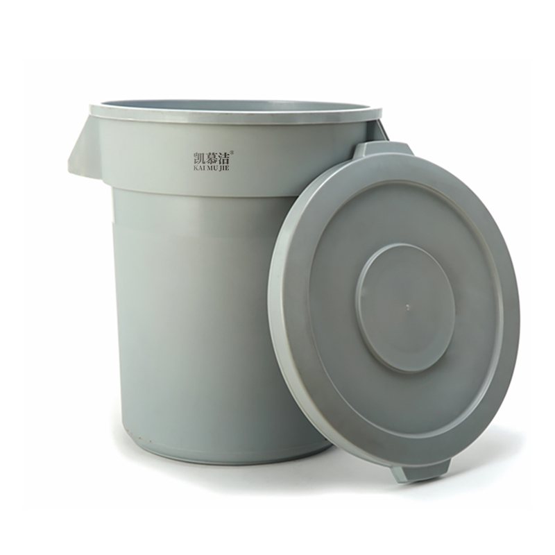 76L Large capacity circular garbage bin