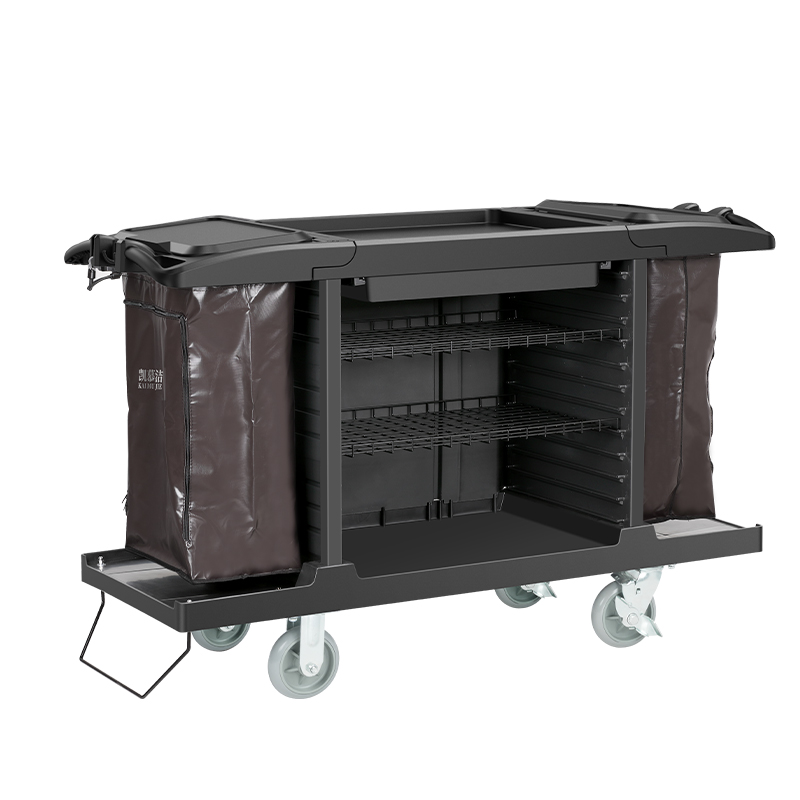 AF08159C Multi-Functional Hotel Service Cart Cleaning Janitor Housekeeping Service Trolley medical car Tool Cart